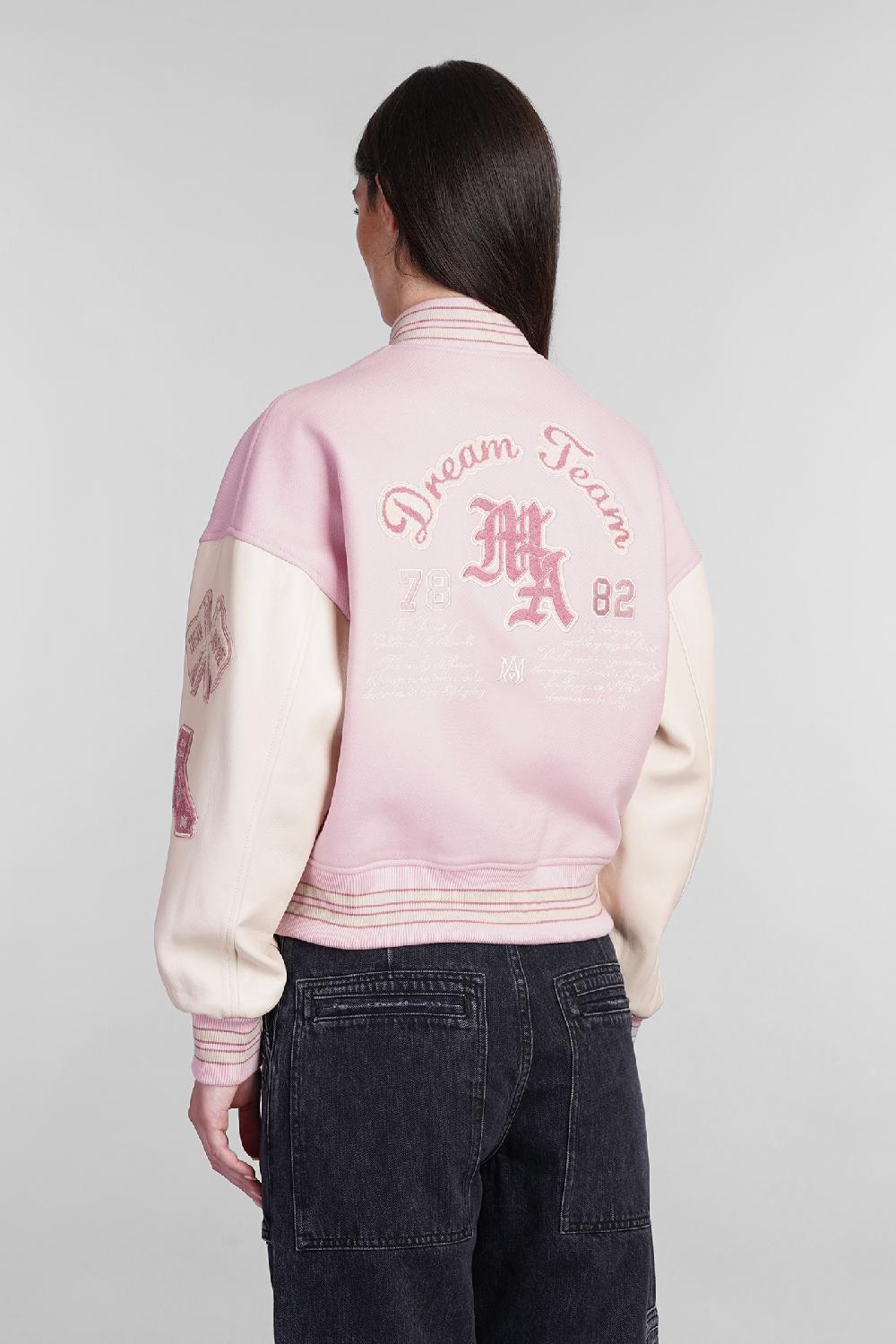 Deliberti Amiri Bomber in lana rosa cod. 405353 - Deliberti The Luxury Shopping Italia