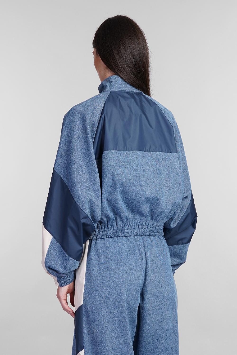 Deliberti Amiri Giacca casual in nylon blu cod. 405354 - Deliberti The Luxury Shopping In Linea