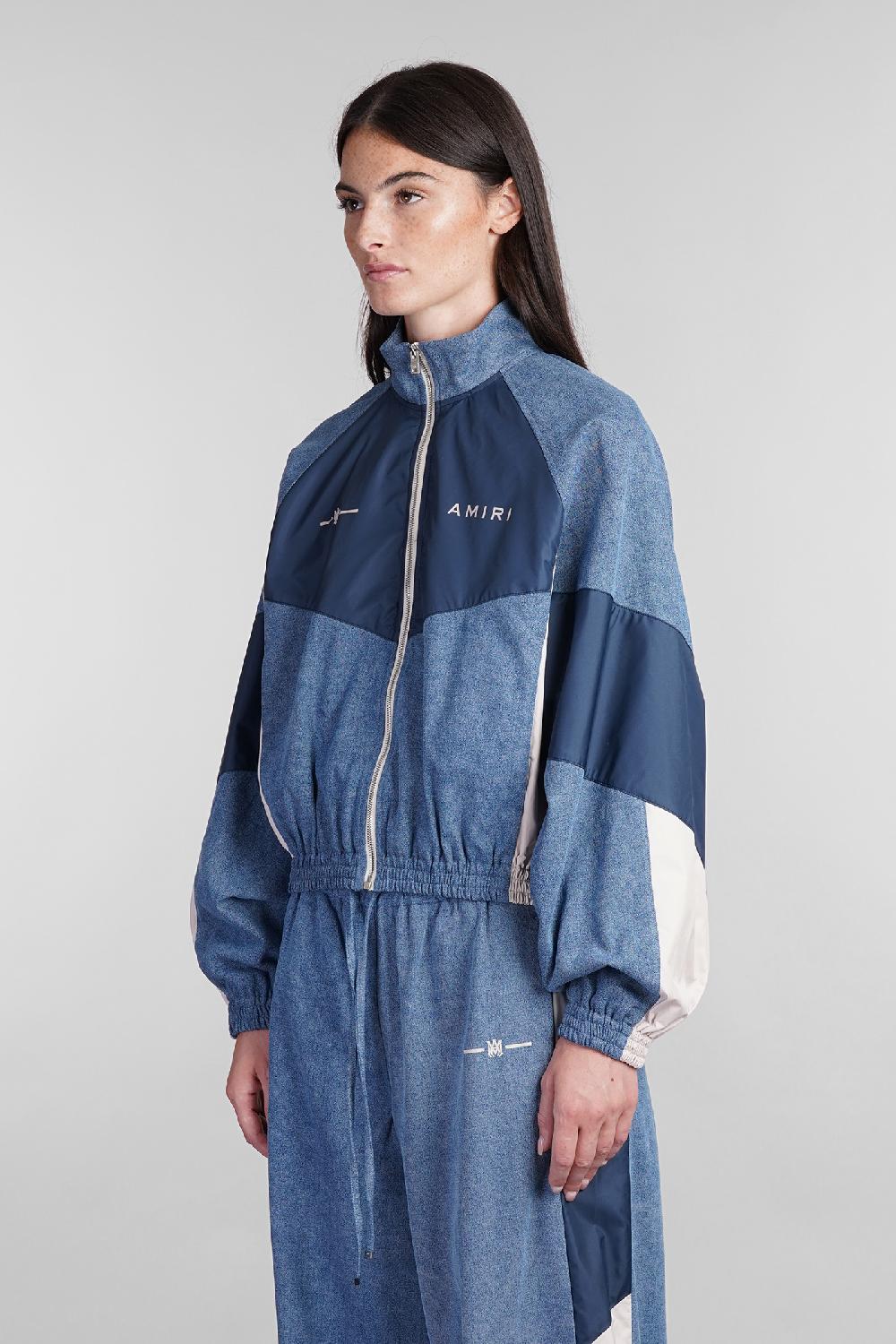 Deliberti Amiri Giacca casual in nylon blu cod. 405354 - Deliberti The Luxury Shopping In Linea