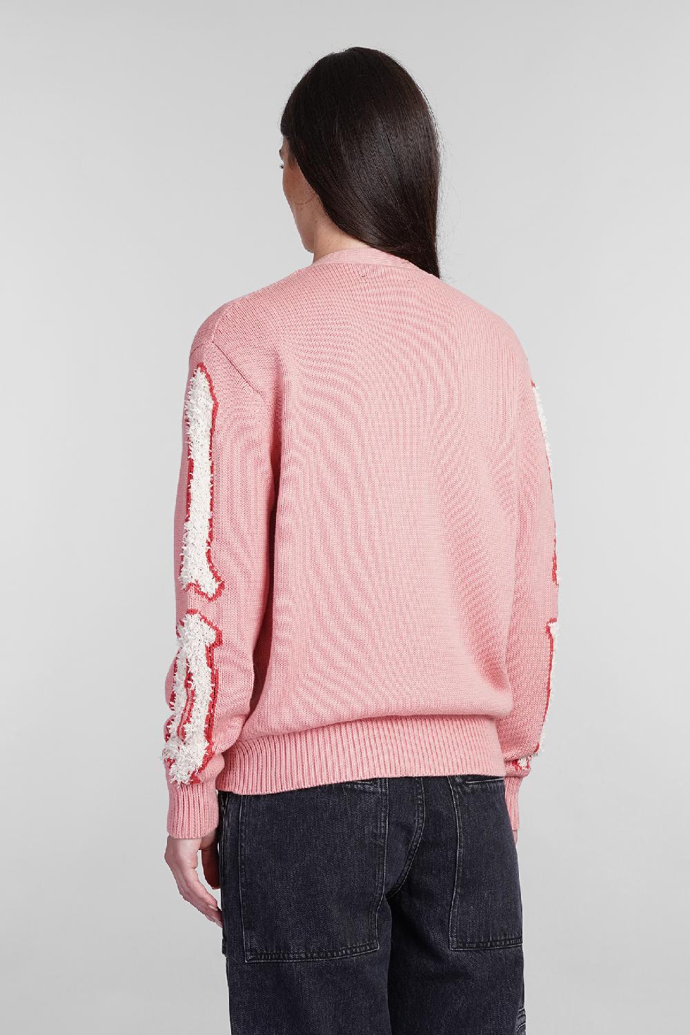 Deliberti Amiri Cardigan in lana rosa cod. 405355 - Deliberti The Luxury Shopping Nuovo