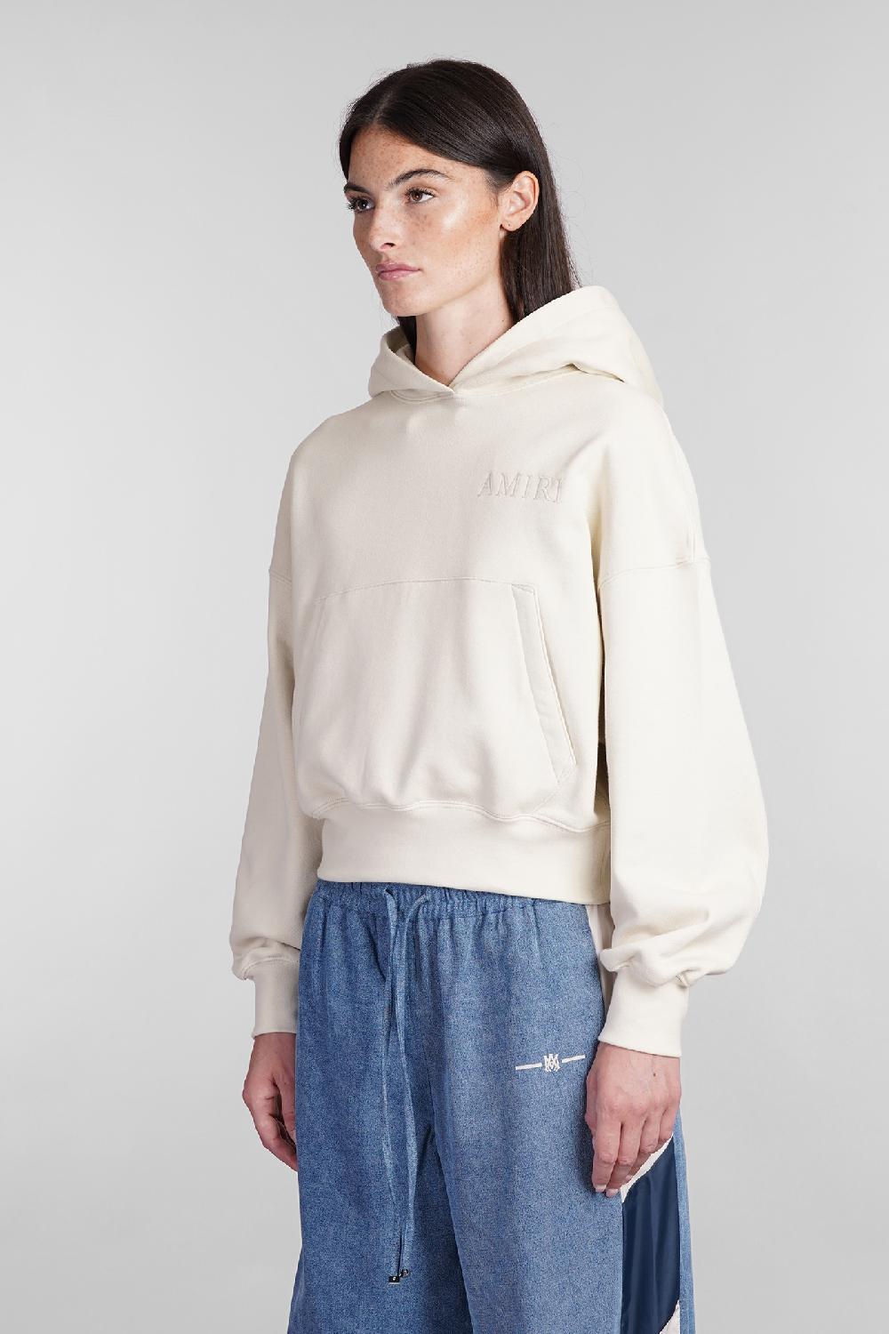 Deliberti Amiri Felpa in cotone beige cod. 405357 - Deliberti The Luxury Shopping Vendita