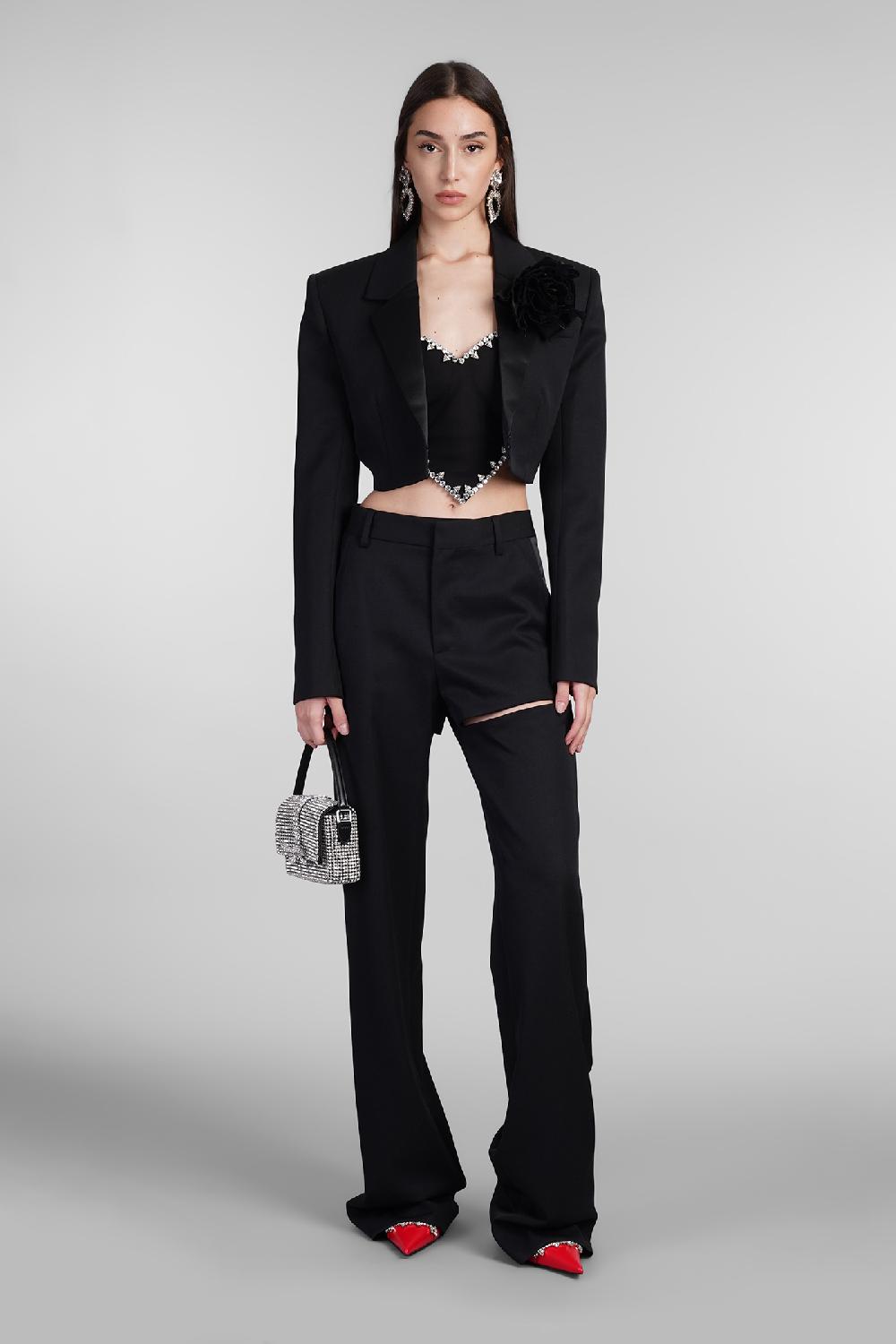 Deliberti Area Blazer in lana nera cod. 406963 - Deliberti The Luxury Shopping Promozione
