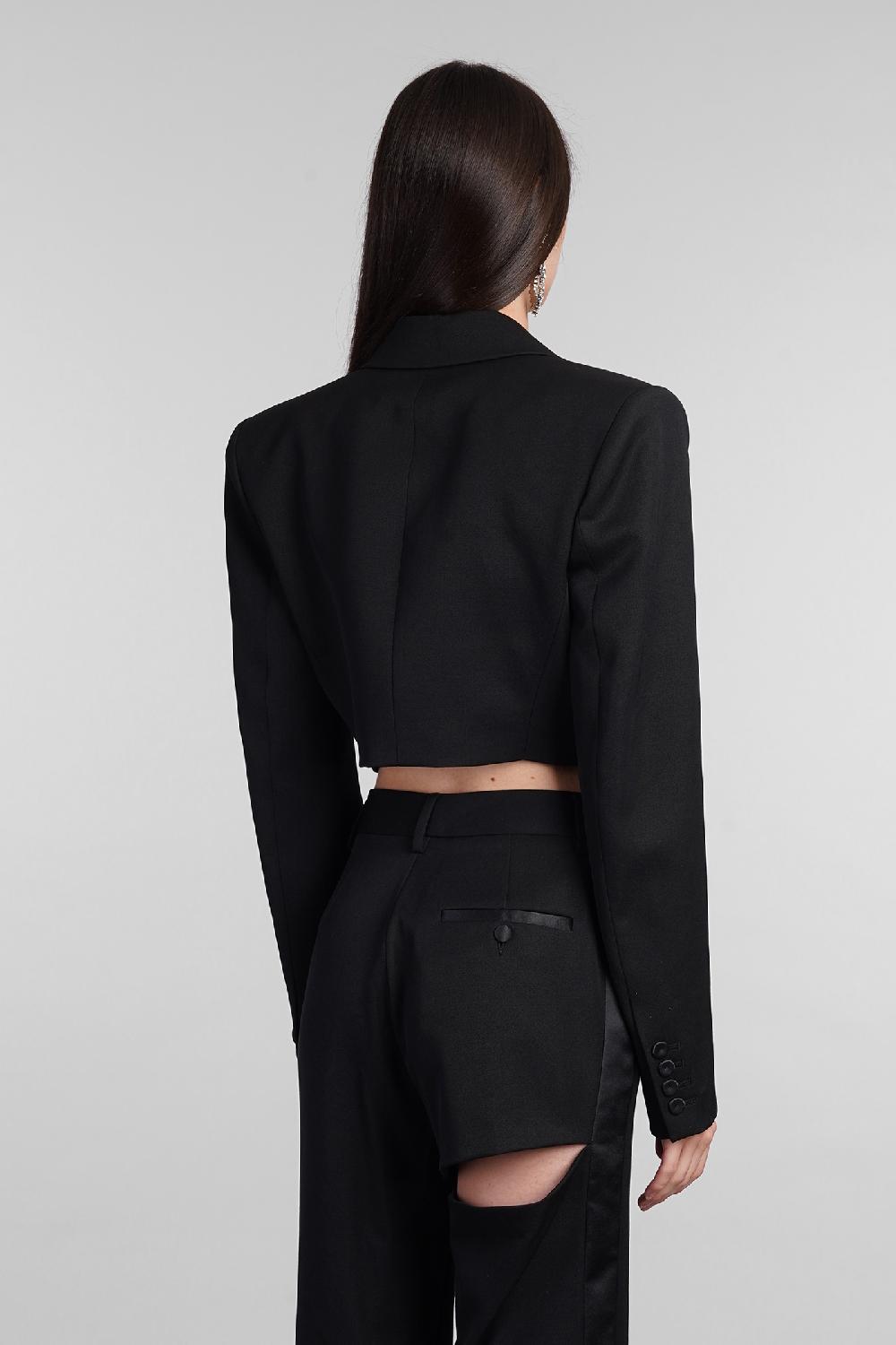 Deliberti Area Blazer in lana nera cod. 406963 - Deliberti The Luxury Shopping Promozione
