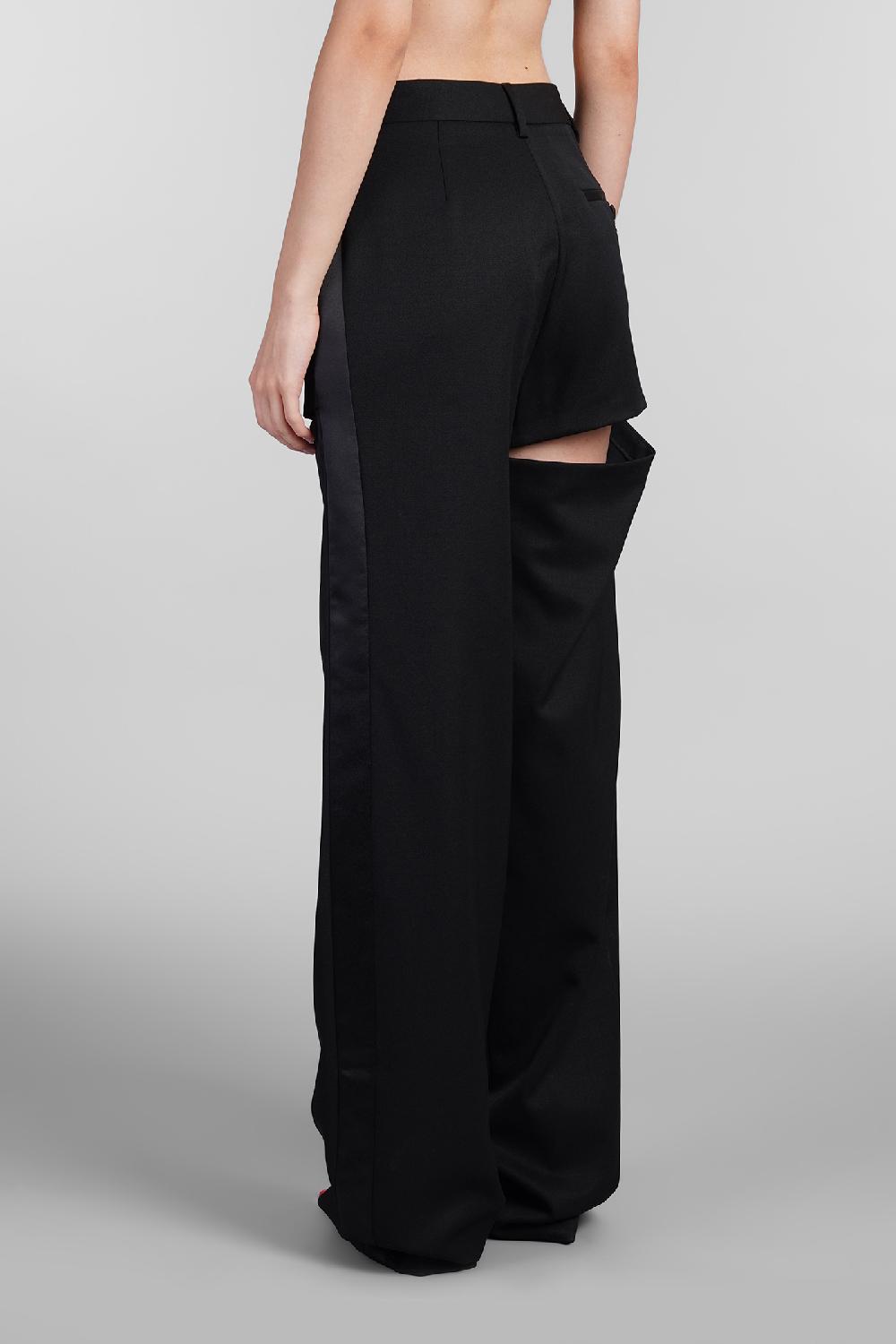Deliberti Area Pantalone in lana nera cod. 406962 - Deliberti The Luxury Shopping Pezzi Unici