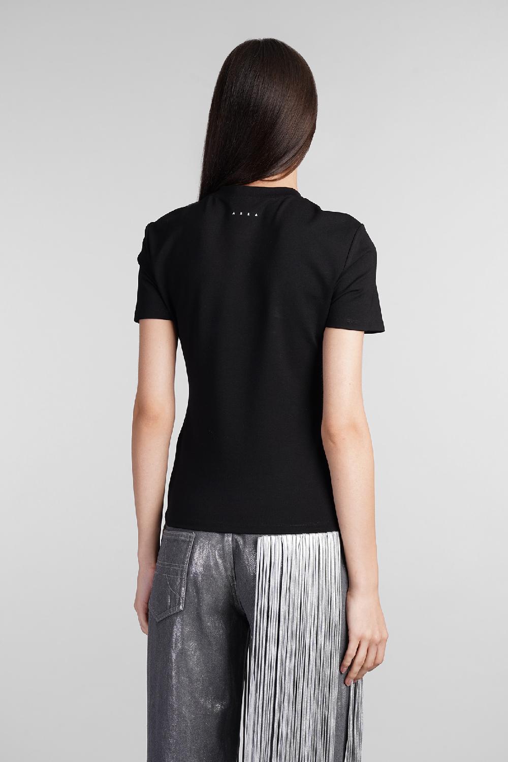 Deliberti Area T-shirt in viscosa nera cod. 409260 - Deliberti The Luxury Shopping Promozione Limitata