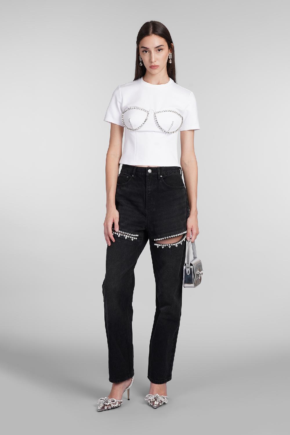 Deliberti Area T-shirt in rayon bianco cod. 406955 - Deliberti The Luxury Shopping Affare Del Giorno