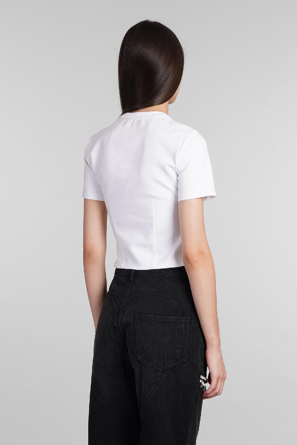 Deliberti Area T-shirt in rayon bianco cod. 406955 - Deliberti The Luxury Shopping Affare Del Giorno