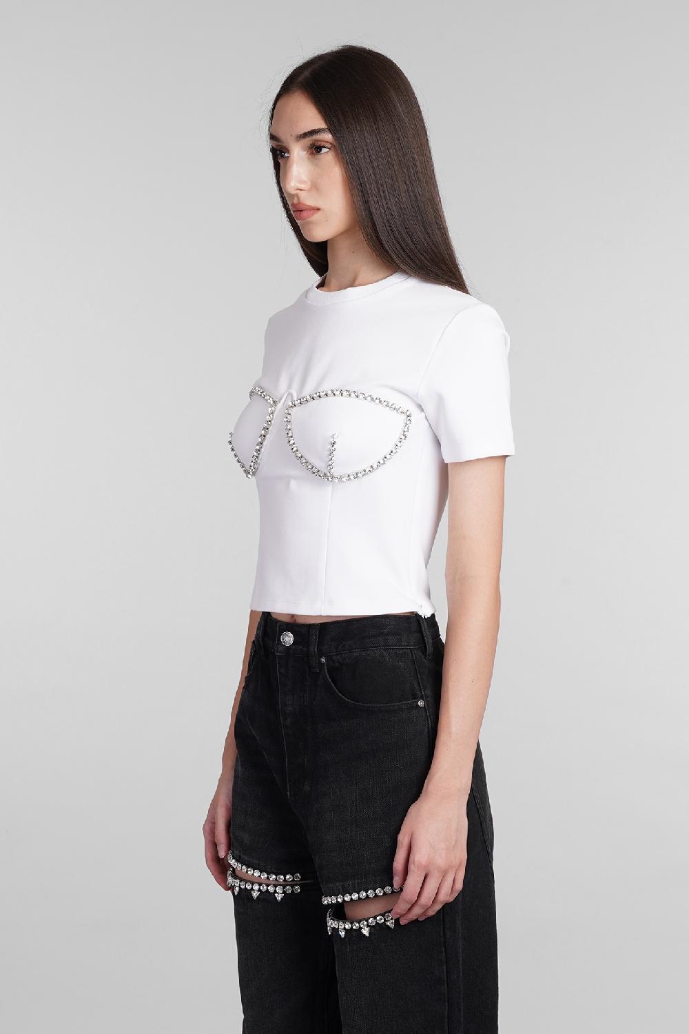 Deliberti Area T-shirt in rayon bianco cod. 406955 - Deliberti The Luxury Shopping Affare Del Giorno