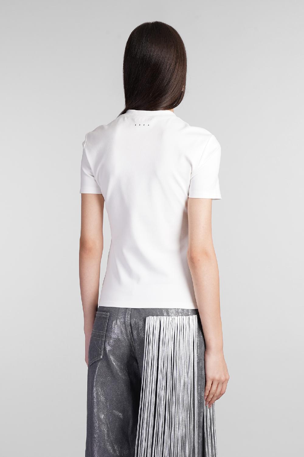 Deliberti Area T-shirt in viscosa bianca cod. 409261 - Deliberti The Luxury Shopping Prezzo Ridotto
