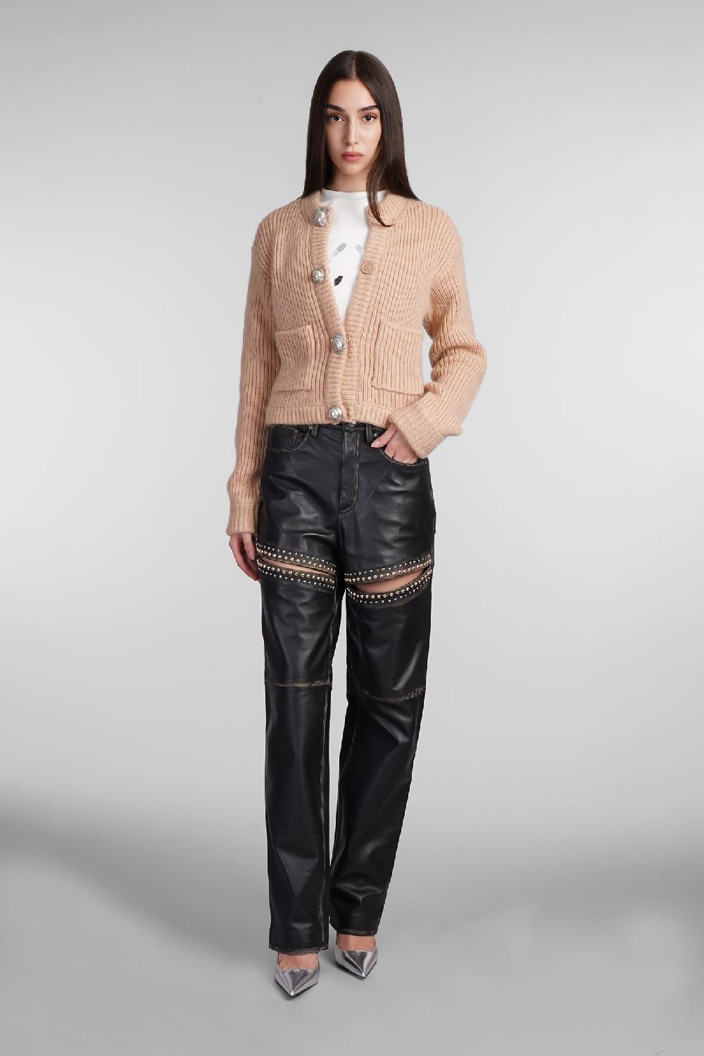 Deliberti Area Cardigan in acrilico beige cod. 409263 - Deliberti The Luxury Shopping In Vendita