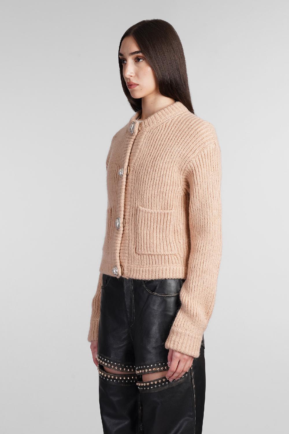 Deliberti Area Cardigan in acrilico beige cod. 409263 - Deliberti The Luxury Shopping In Vendita