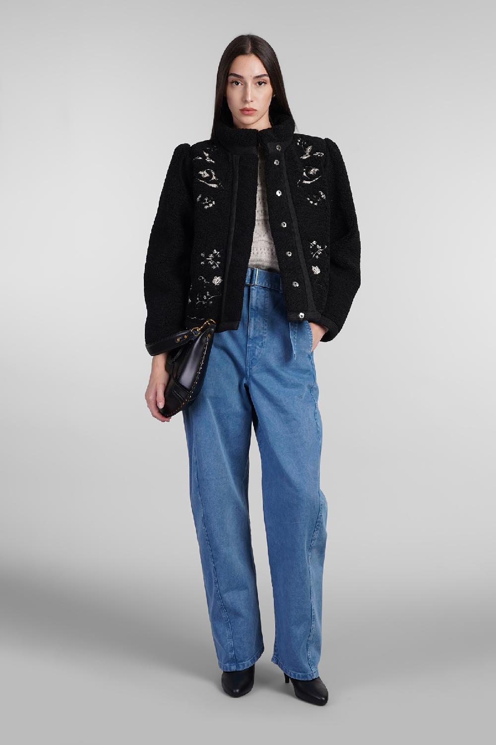 Deliberti Antik Batik Giacca casual saliba in poliestere nero cod. 406696 - Deliberti The Luxury Shopping Vendita Calda