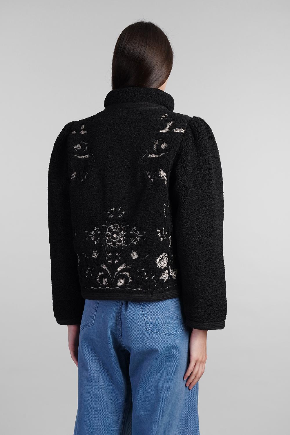 Deliberti Antik Batik Giacca casual saliba in poliestere nero cod. 406696 - Deliberti The Luxury Shopping Vendita Calda