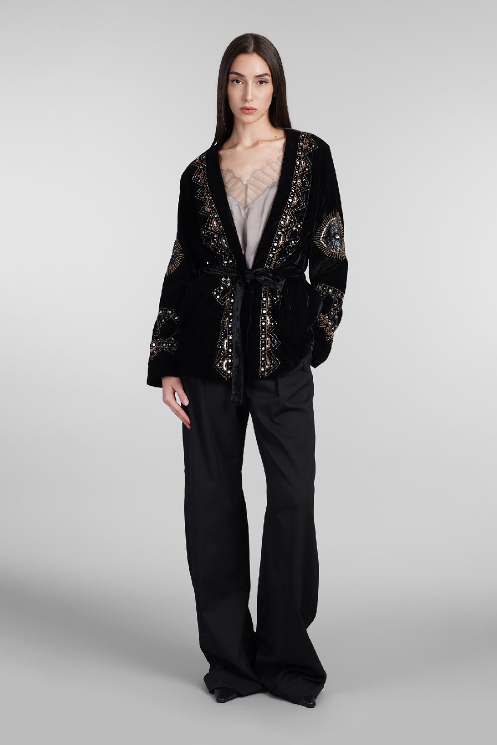 Deliberti Antik Batik Giacca casual illuminati in nylon nero cod. 406694 - Deliberti The Luxury Shopping Saldi Di Fabbrica