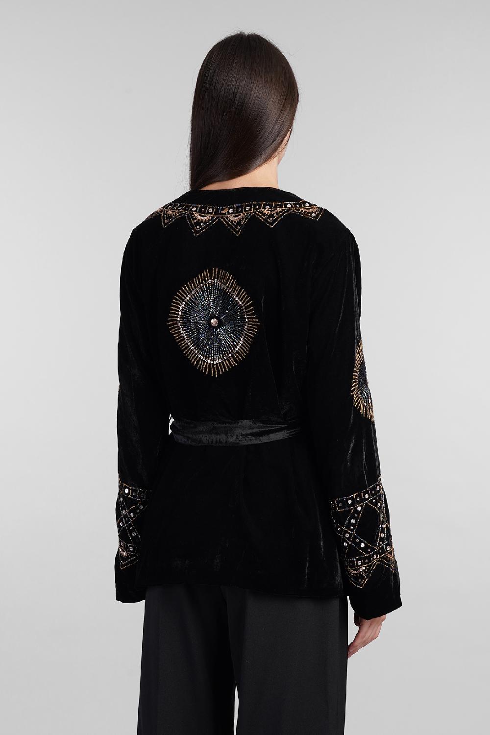 Deliberti Antik Batik Giacca casual illuminati in nylon nero cod. 406694 - Deliberti The Luxury Shopping Saldi Di Fabbrica