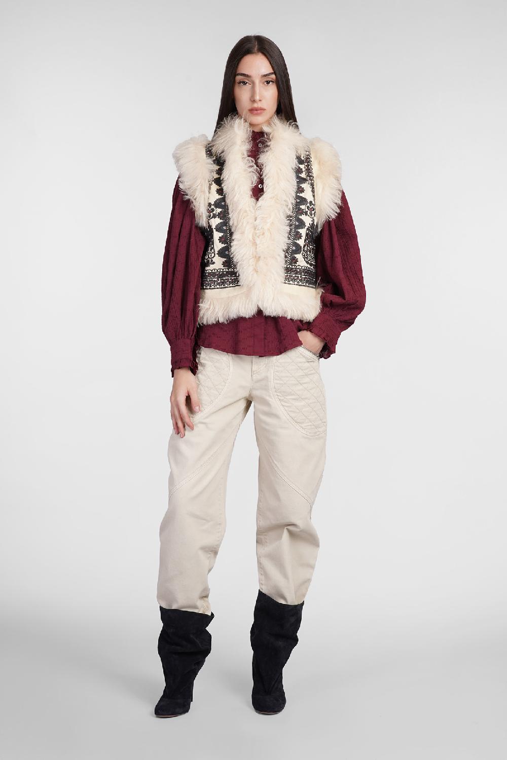 Deliberti Antik Batik Camicia yvette in cotone bordeaux cod. 406698 - Deliberti The Luxury Shopping Nuova