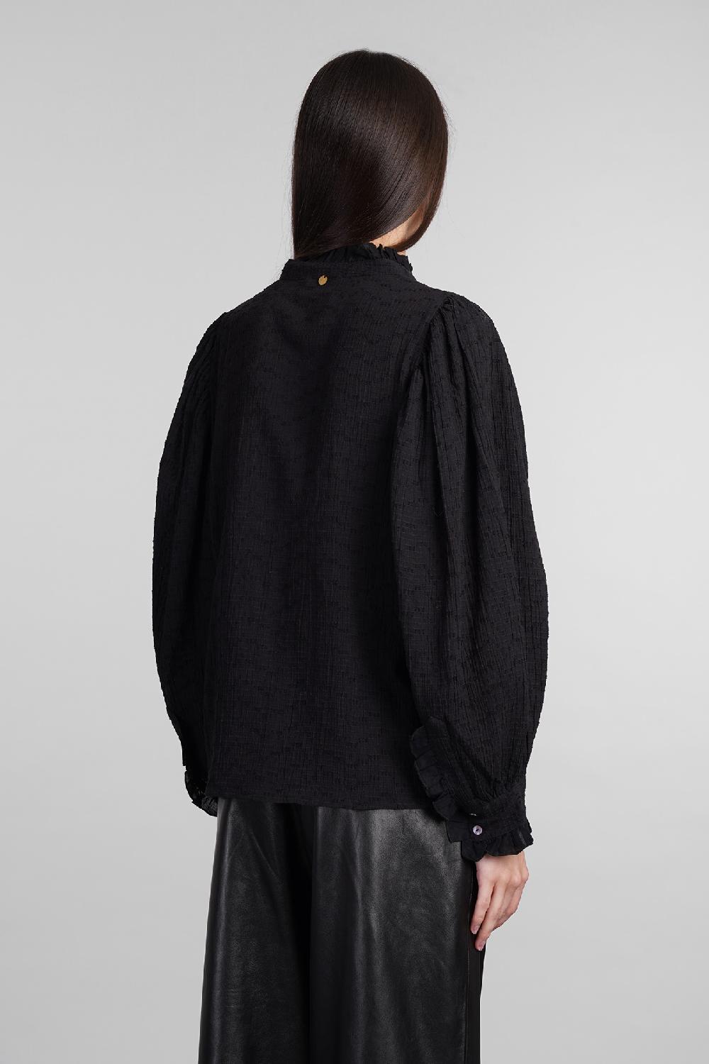 Deliberti Antik Batik Camicia yvette in cotone nero cod. 406699 - Deliberti The Luxury Shopping Moda