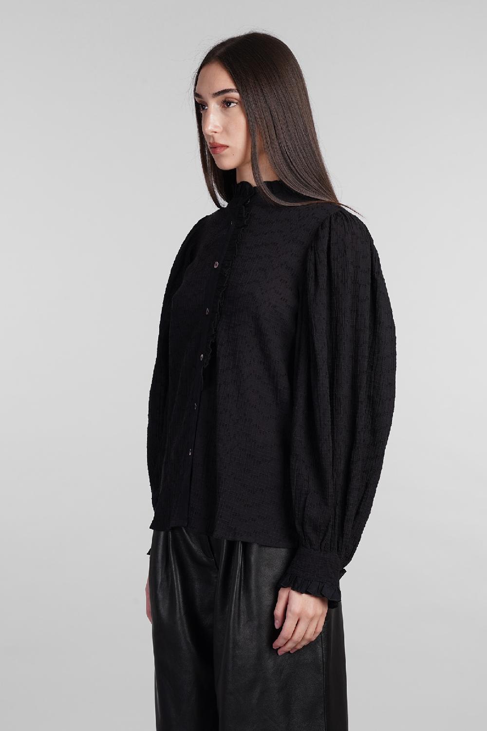 Deliberti Antik Batik Camicia yvette in cotone nero cod. 406699 - Deliberti The Luxury Shopping Moda