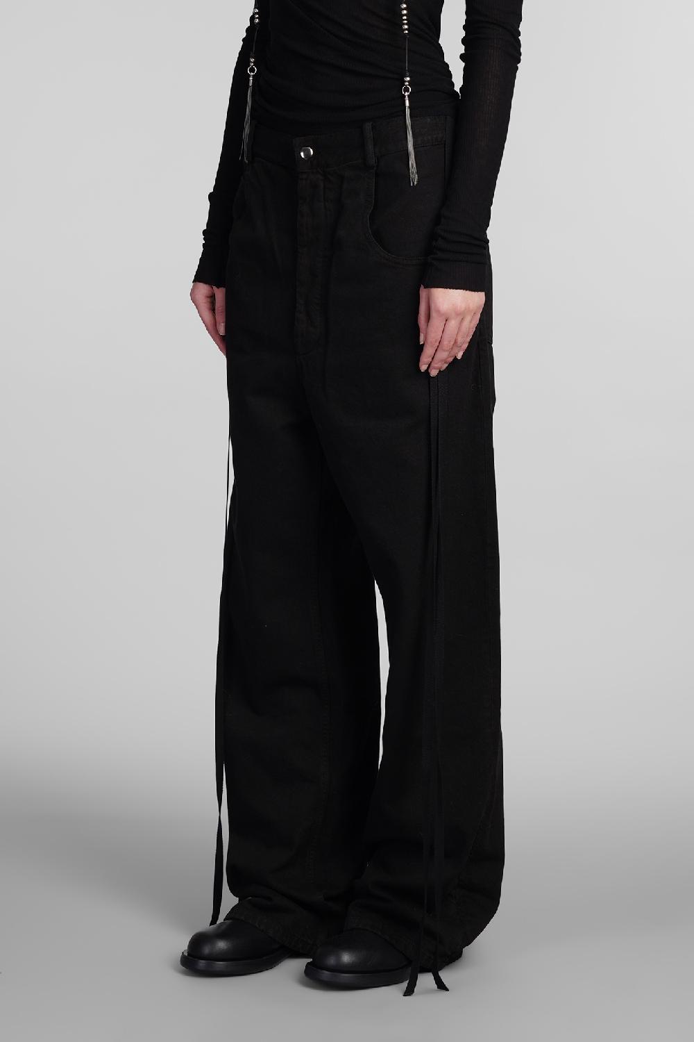 Deliberti Ann Demeulemeester Jeans polly in cotone nero cod. 406851 - Deliberti The Luxury Shopping Sconto di tempo limitato
