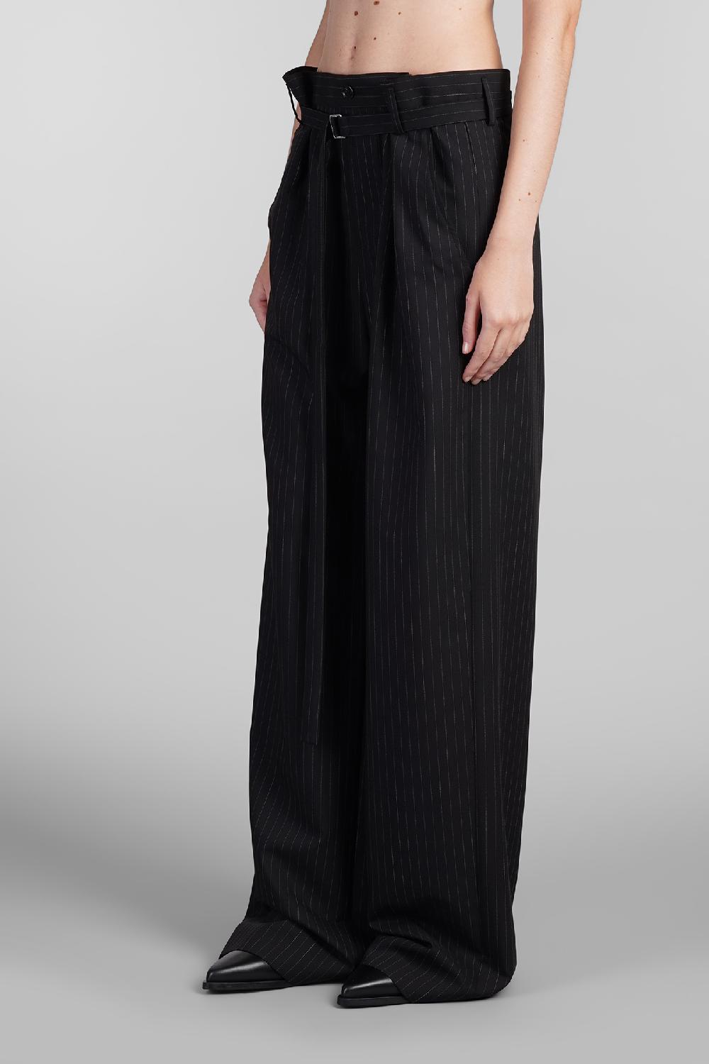 Deliberti Ann Demeulemeester Pantalone linna in lana nera cod. 409434 - Deliberti The Luxury Shopping Flash Sale