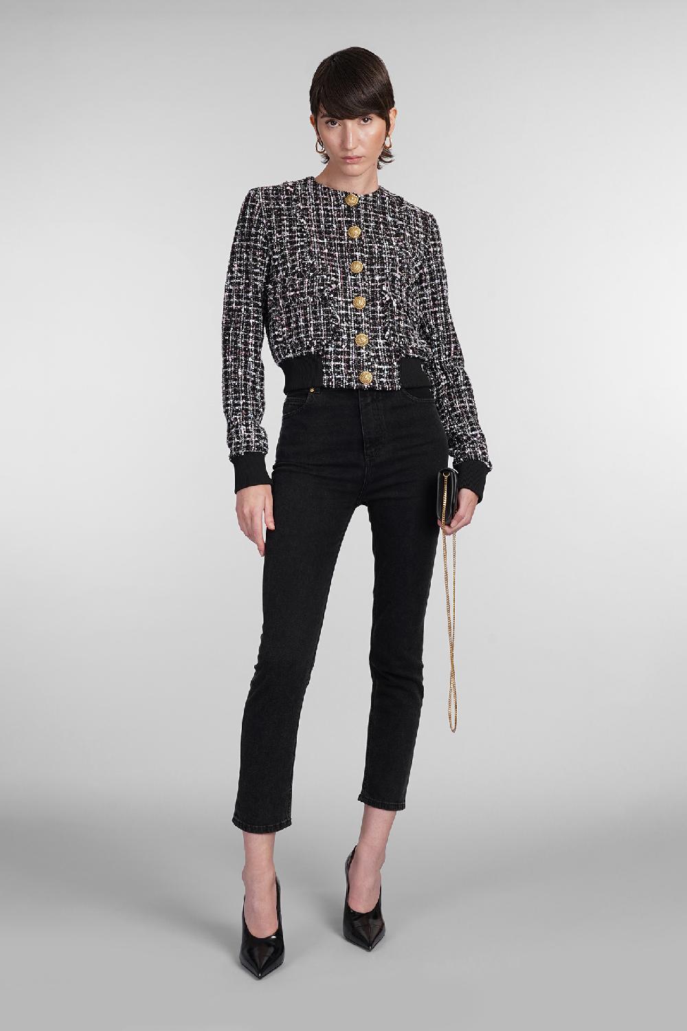 Deliberti Balmain Jeans in cotone nero cod. 403036 - Deliberti The Luxury Shopping Latest fashion