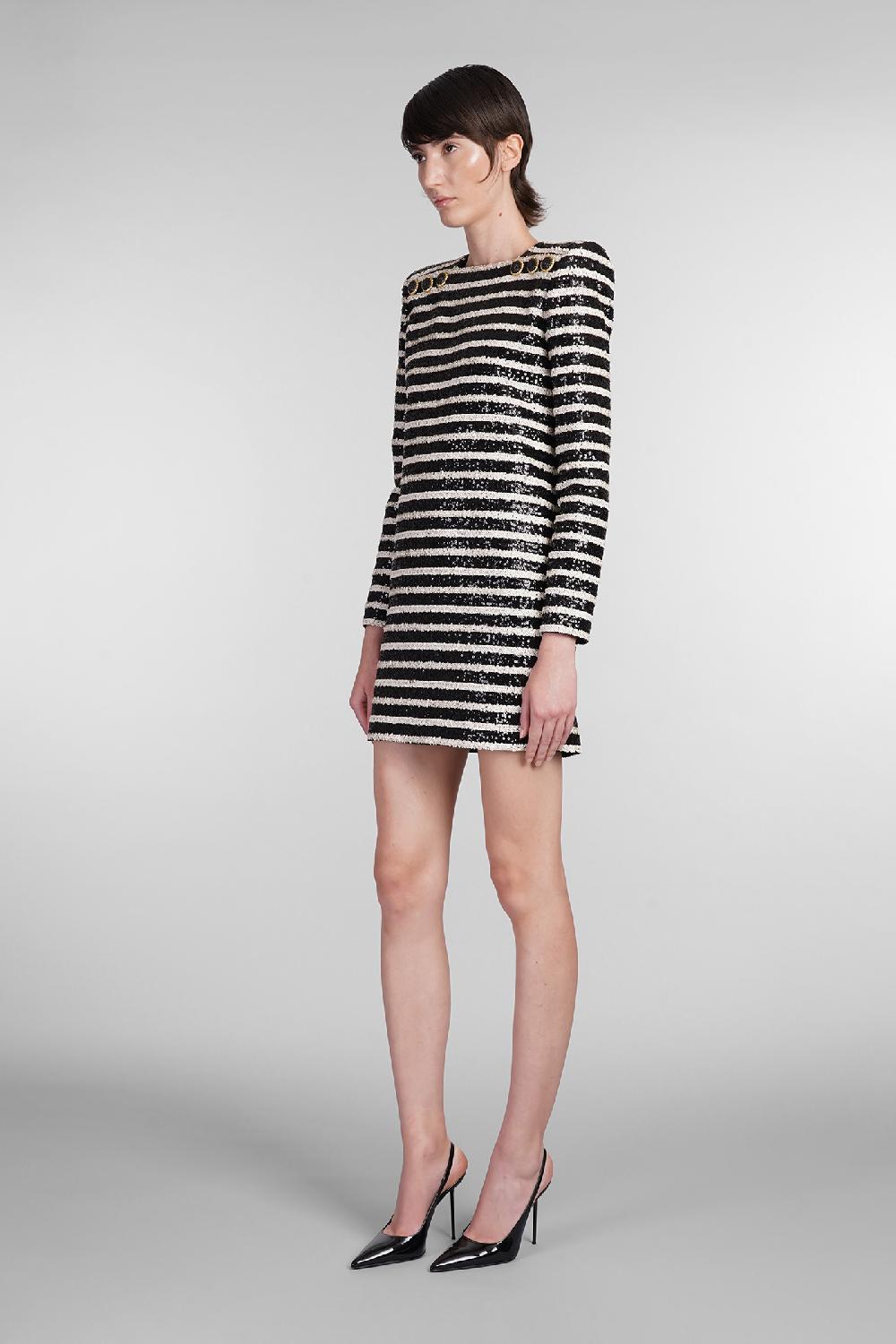 Deliberti Balmain Abito in poliestere nero cod. 403040 - Deliberti The Luxury Shopping Lightning offer
