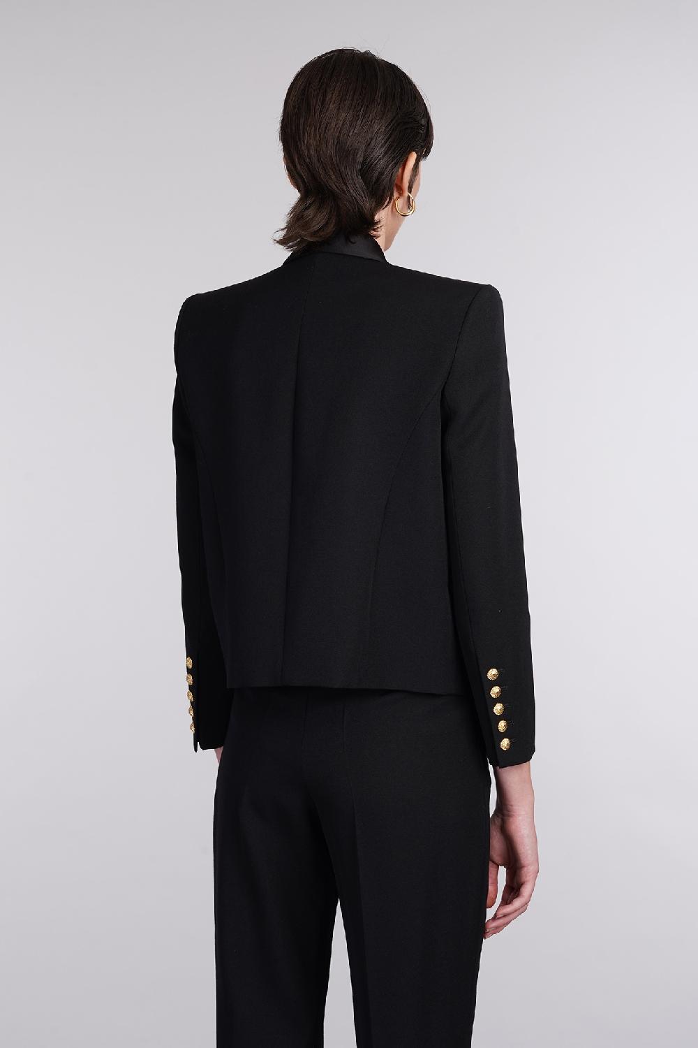 Deliberti Balmain Blazer in lana nera cod. 403042 - Deliberti The Luxury Shopping Nuovi prodotti