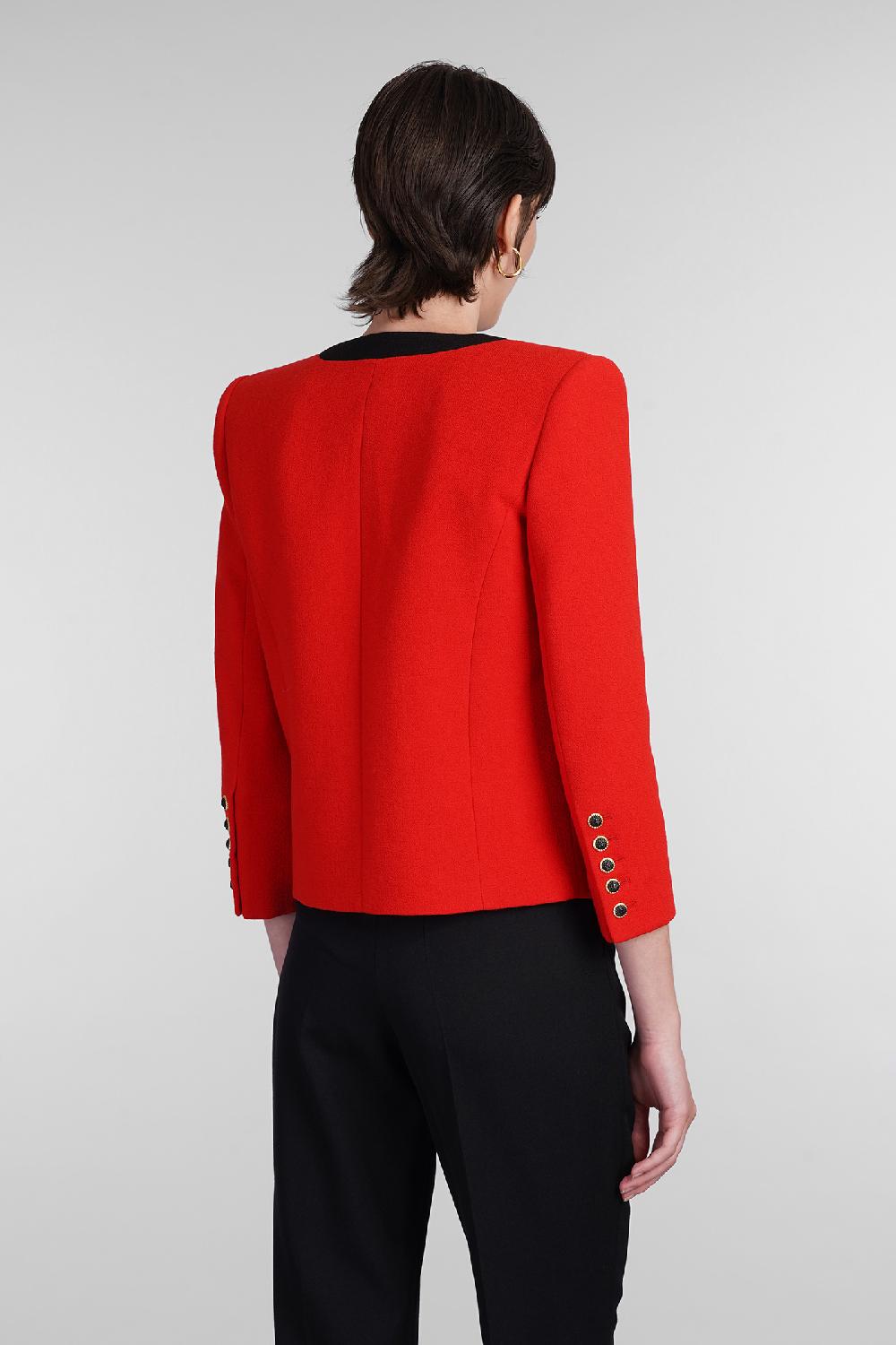 Deliberti Balmain Blazer in lana rossa cod. 403044 - Deliberti The Luxury Shopping Offerte stagionali