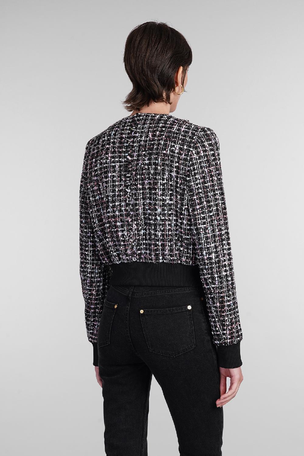 Deliberti Balmain Giacca casual in poliestere nero cod. 403045 - Deliberti The Luxury Shopping Liquidazione