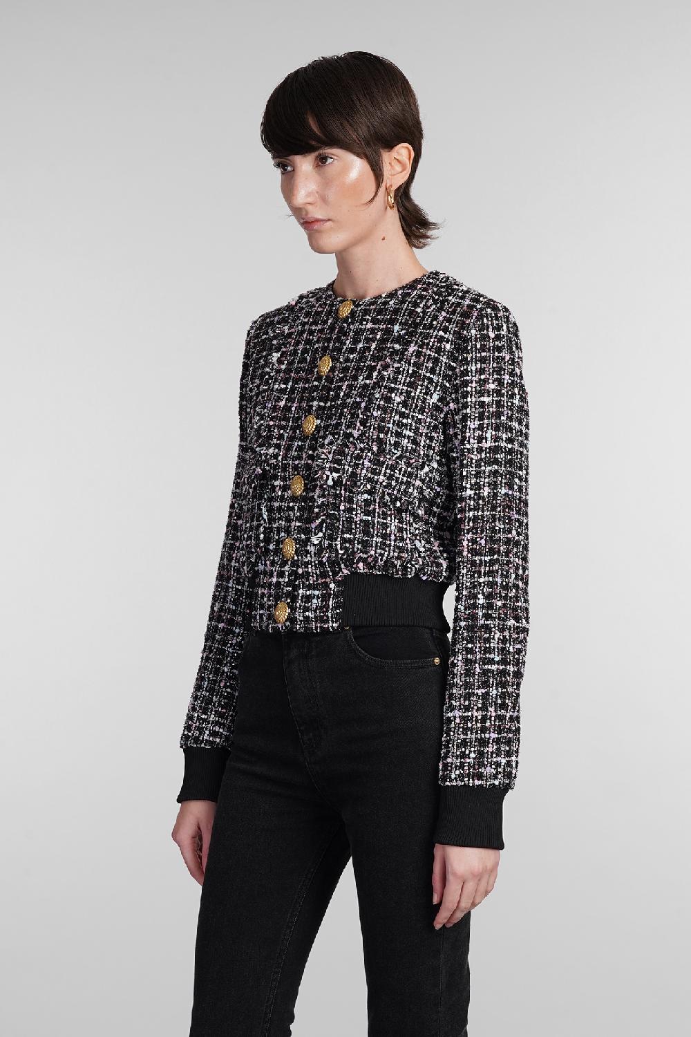 Deliberti Balmain Giacca casual in poliestere nero cod. 403045 - Deliberti The Luxury Shopping Liquidazione