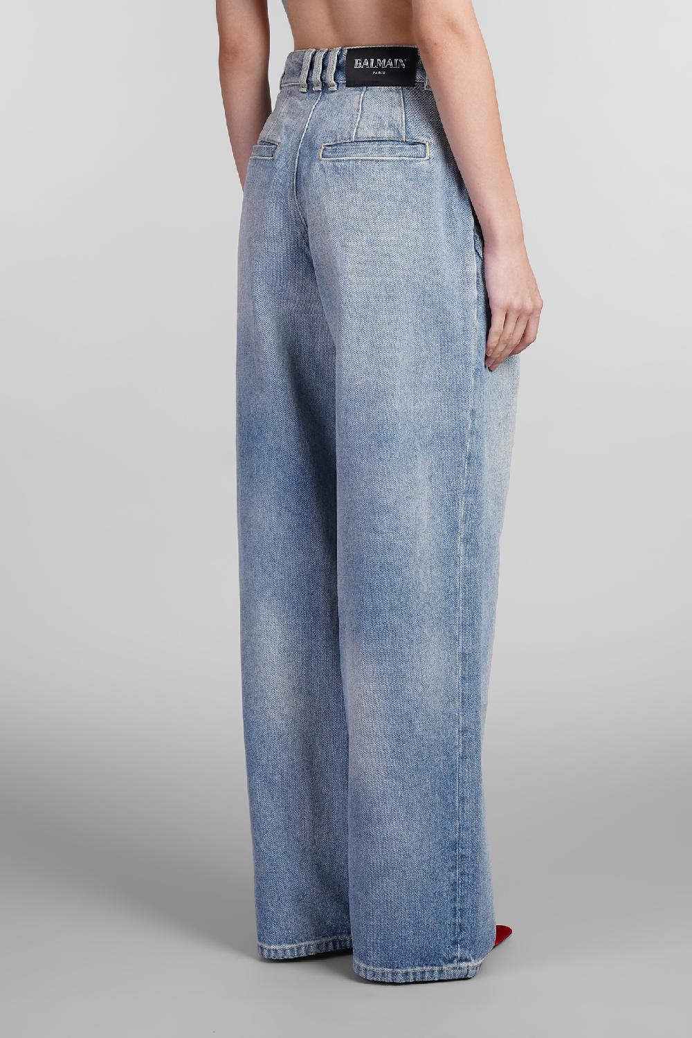 Deliberti Balmain Jeans in cotone blu cod. 406834 - Deliberti The Luxury Shopping Enormi risparmi