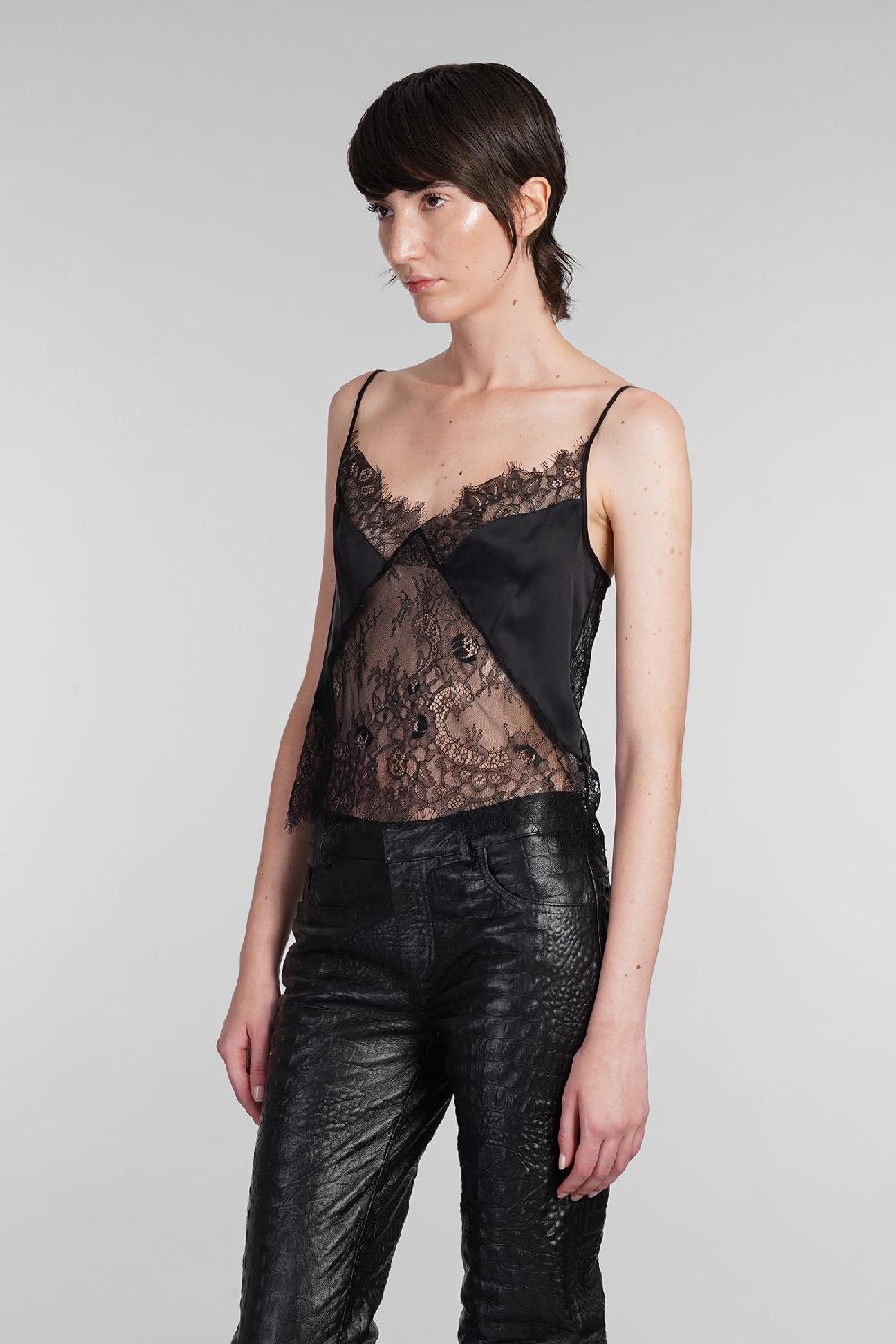 Deliberti Blumarine Topwear in poliammide nera cod. 403549 - Deliberti The Luxury Shopping Fino al 50% di sconto