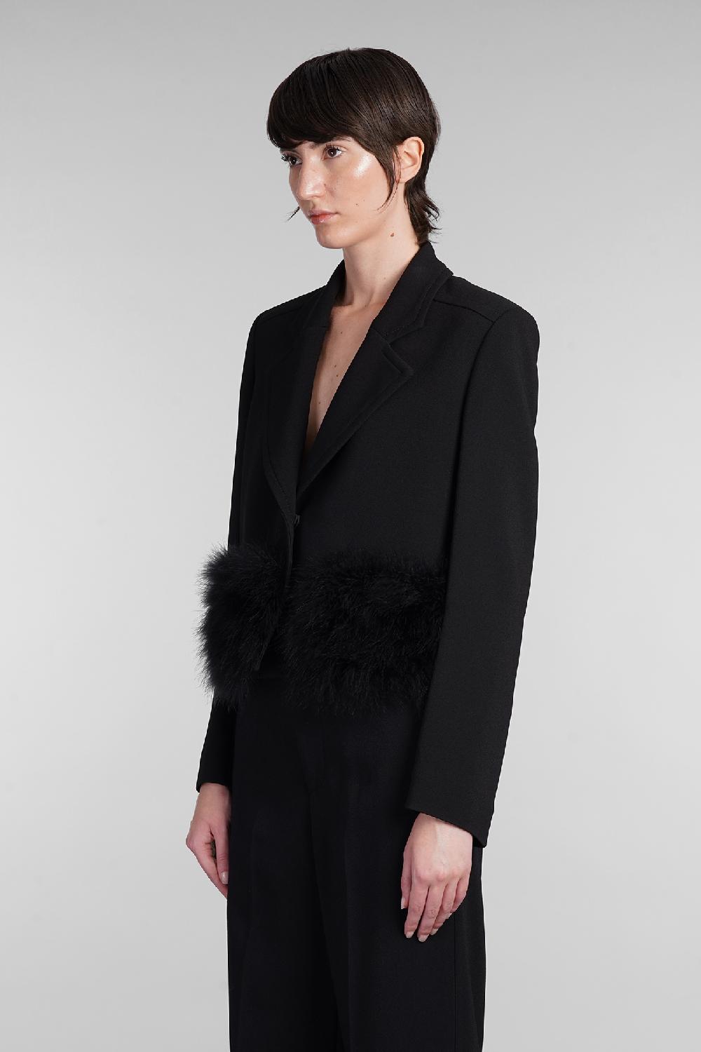 Deliberti Blumarine Blazer in viscosa nera cod. 403538 - Deliberti The Luxury Shopping Fino al 65% di sconto