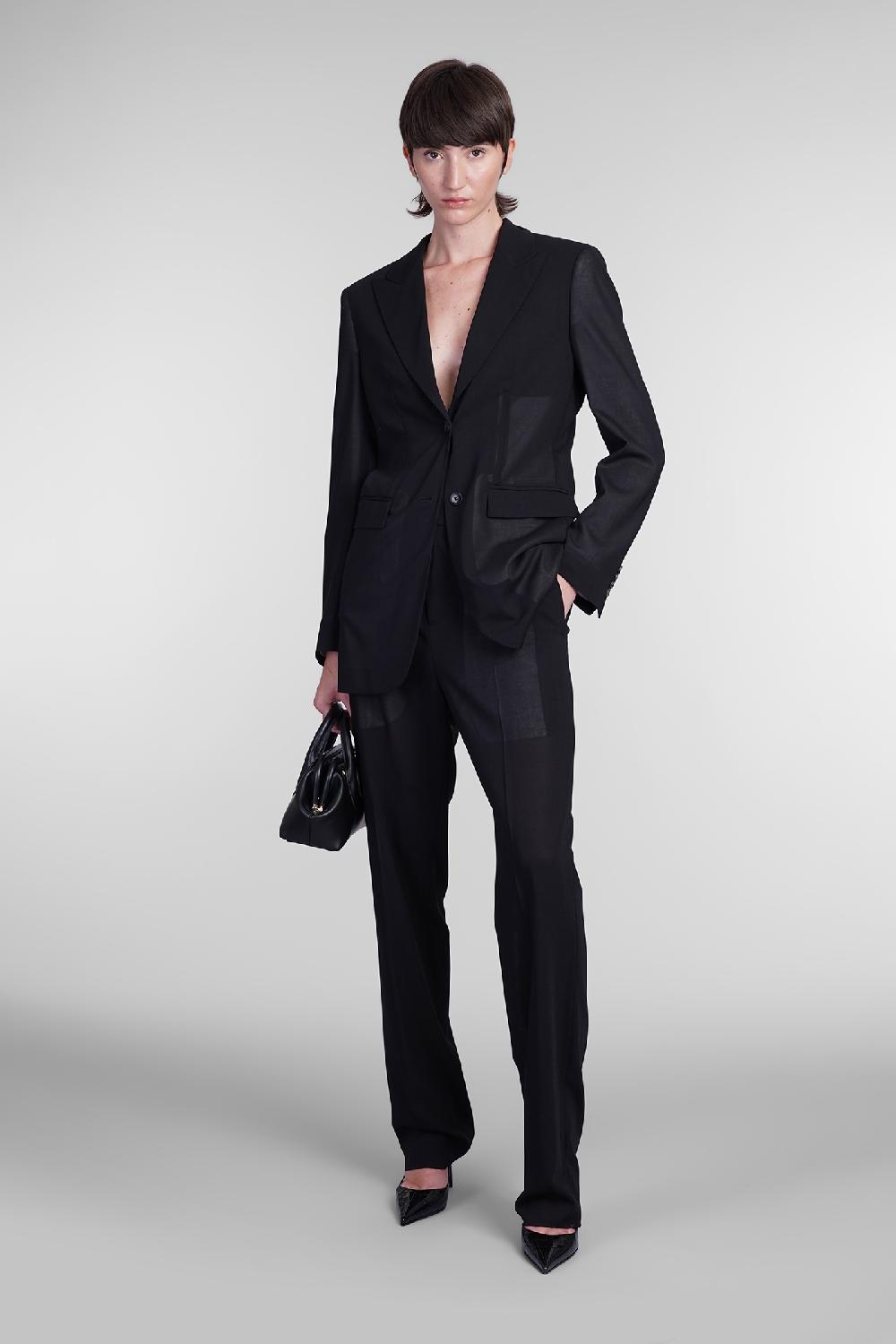 Deliberti Blumarine Blazer in lana nera cod. 405283 - Deliberti The Luxury Shopping Fino al 55% di sconto