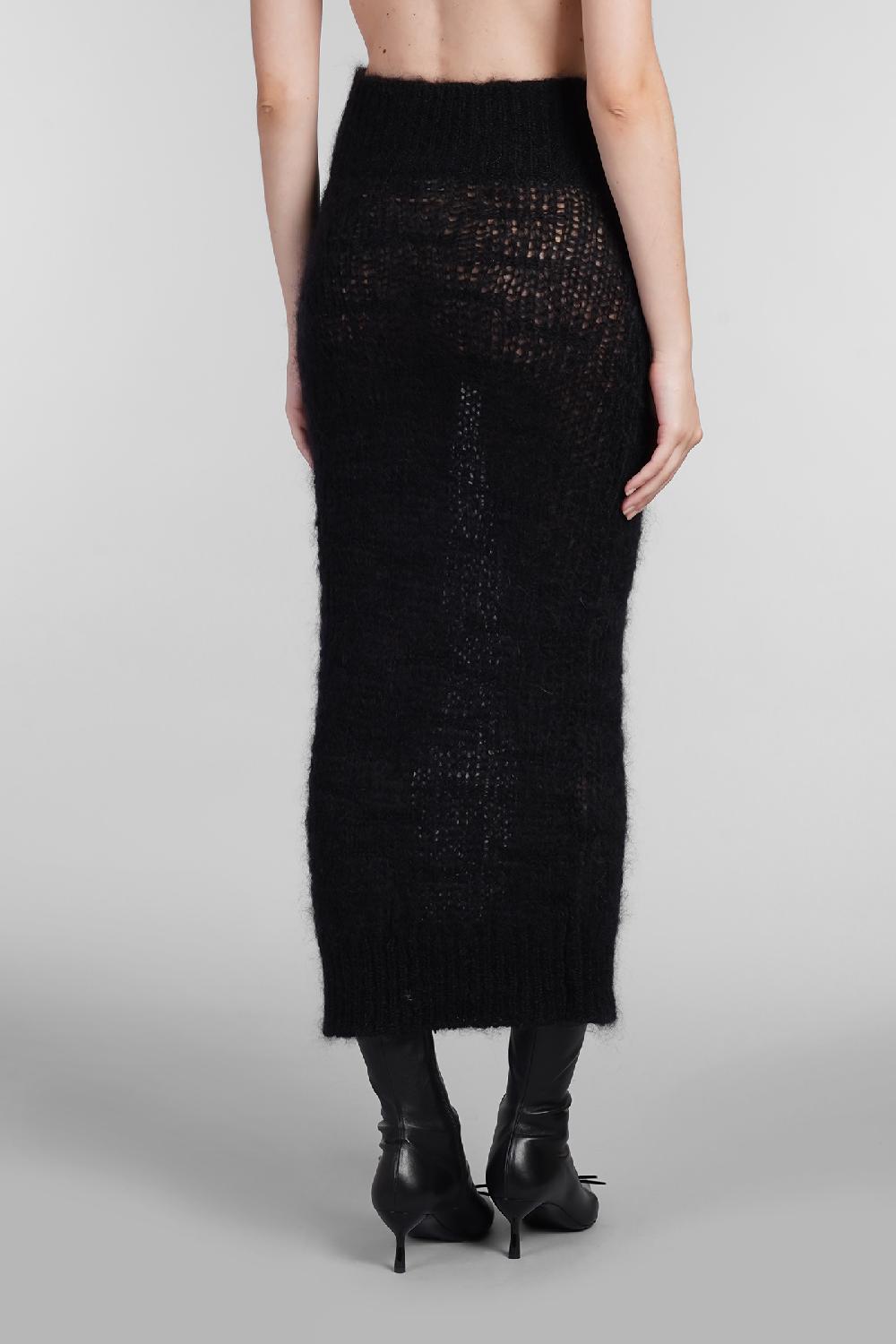 Deliberti Blumarine Gonna in lana nera cod. 403550 - Deliberti The Luxury Shopping Solo un giorno rimasto