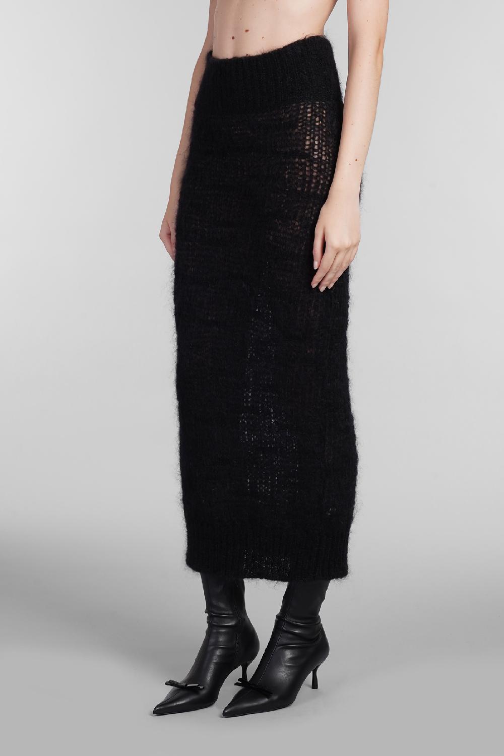 Deliberti Blumarine Gonna in lana nera cod. 403550 - Deliberti The Luxury Shopping Solo un giorno rimasto