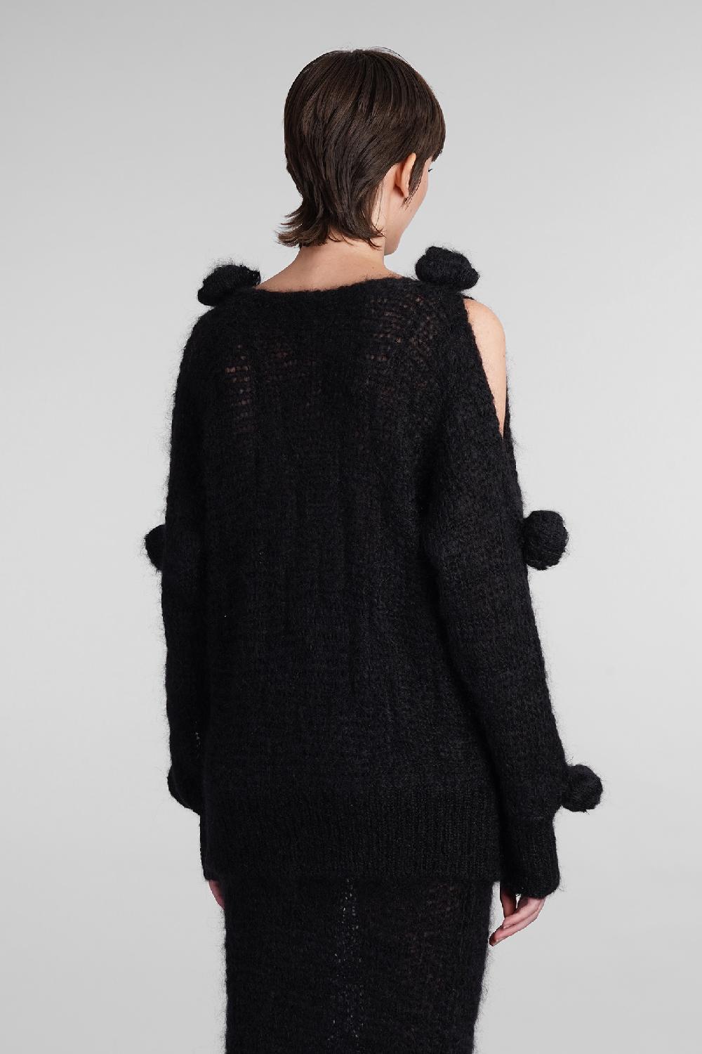 Deliberti Blumarine Maglia in lana nera cod. 406614 - Deliberti The Luxury Shopping Super sconto