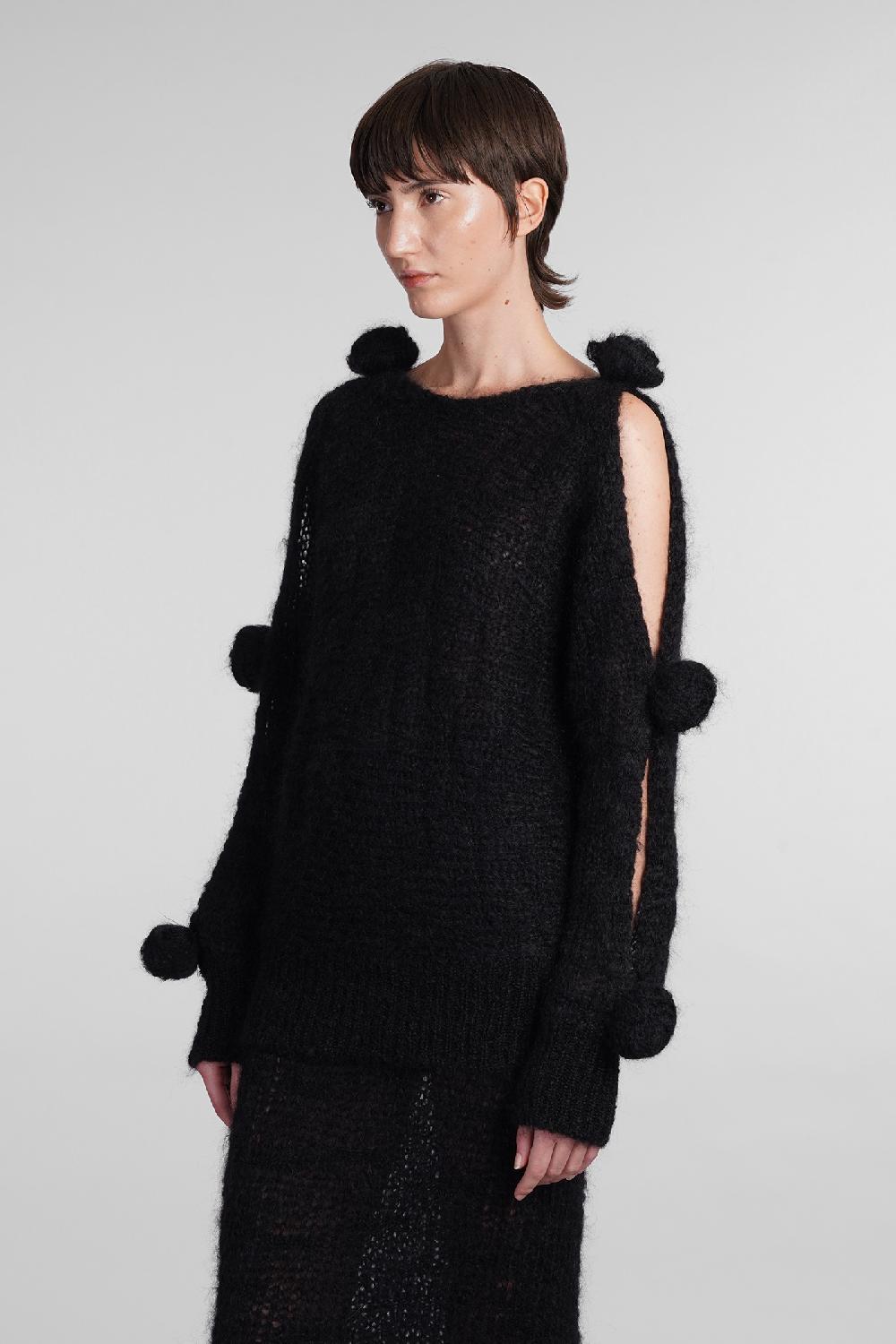 Deliberti Blumarine Maglia in lana nera cod. 406614 - Deliberti The Luxury Shopping Super sconto