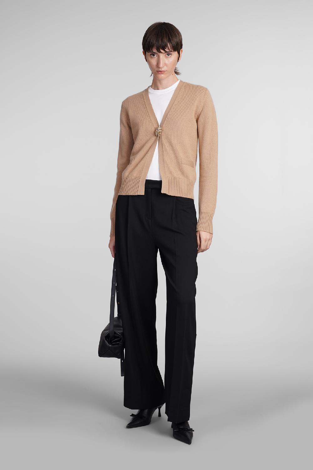 Deliberti Blumarine Cardigan in lana beige cod. 406615 - Deliberti The Luxury Shopping Black Friday Prezzi
