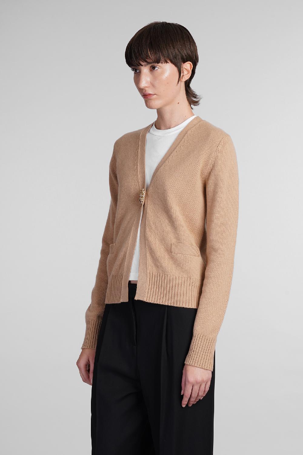 Deliberti Blumarine Cardigan in lana beige cod. 406615 - Deliberti The Luxury Shopping Black Friday Prezzi