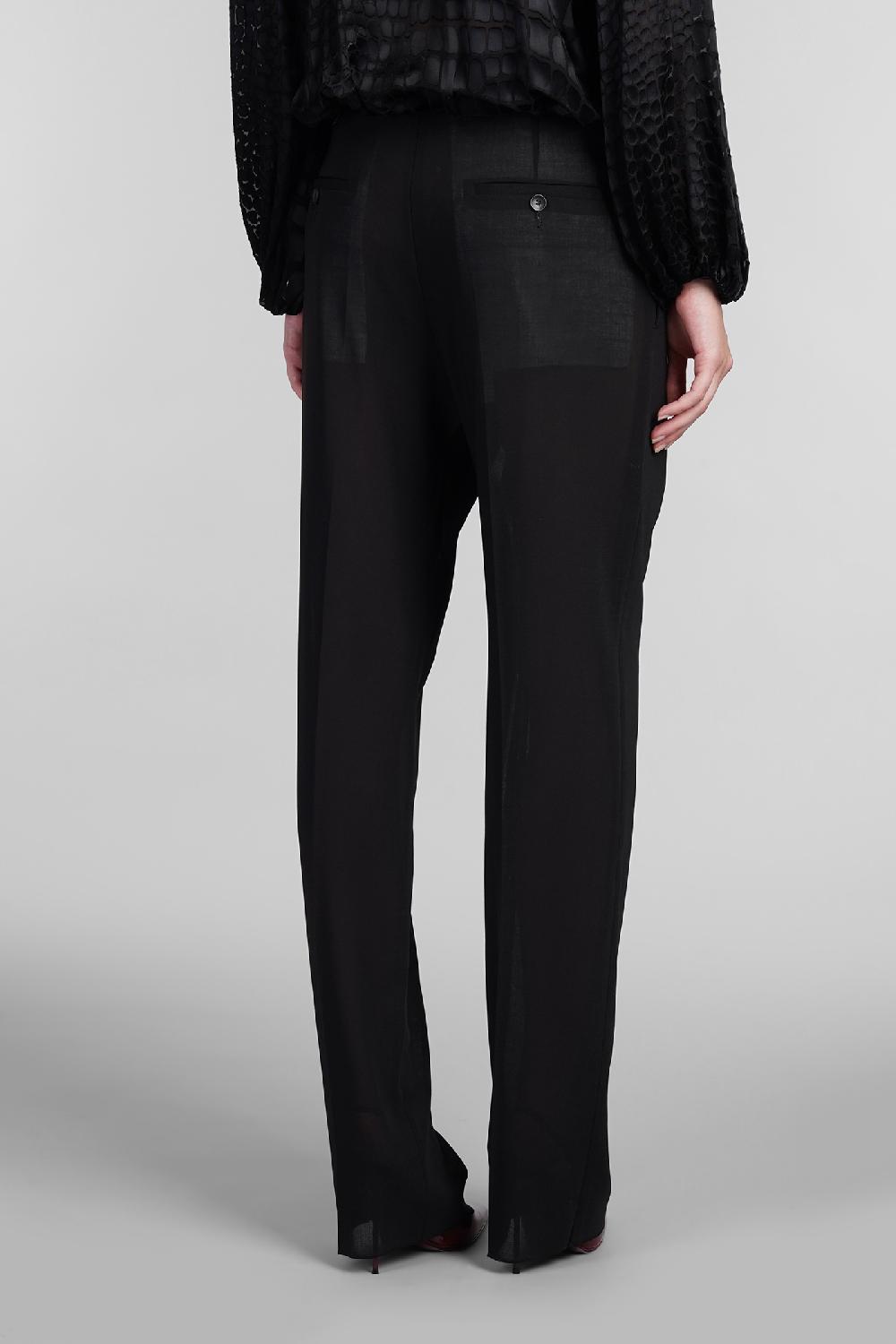 Deliberti Blumarine Pantalone in lana nera cod. 403558 - Deliberti The Luxury Shopping In vendita