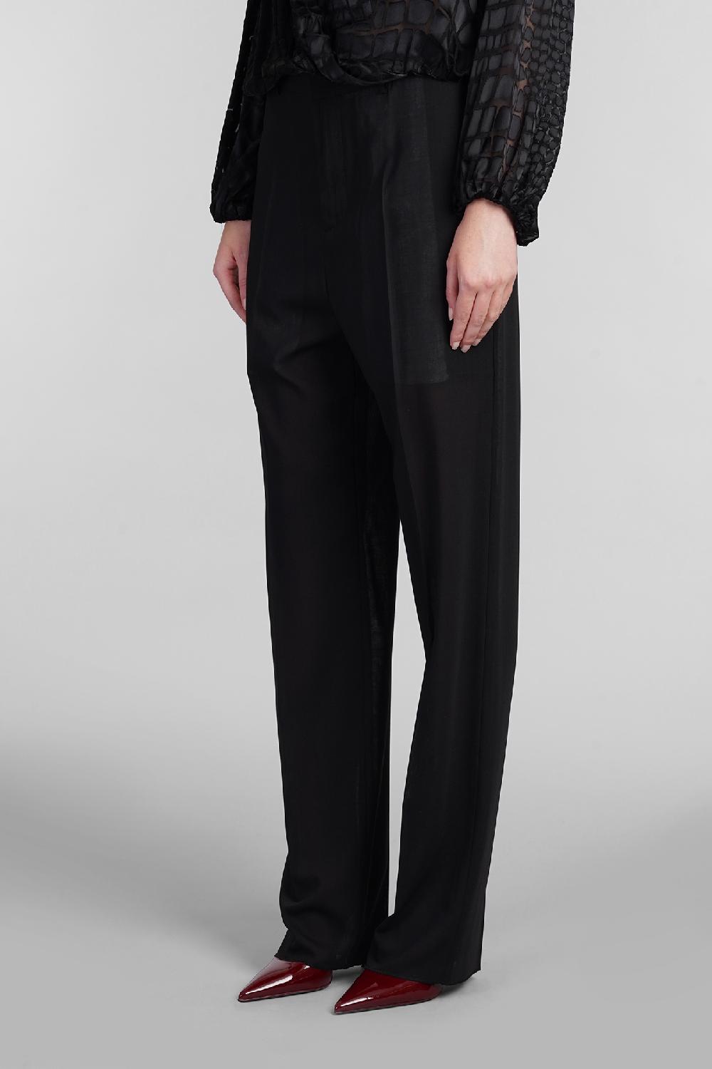 Deliberti Blumarine Pantalone in lana nera cod. 403558 - Deliberti The Luxury Shopping In vendita