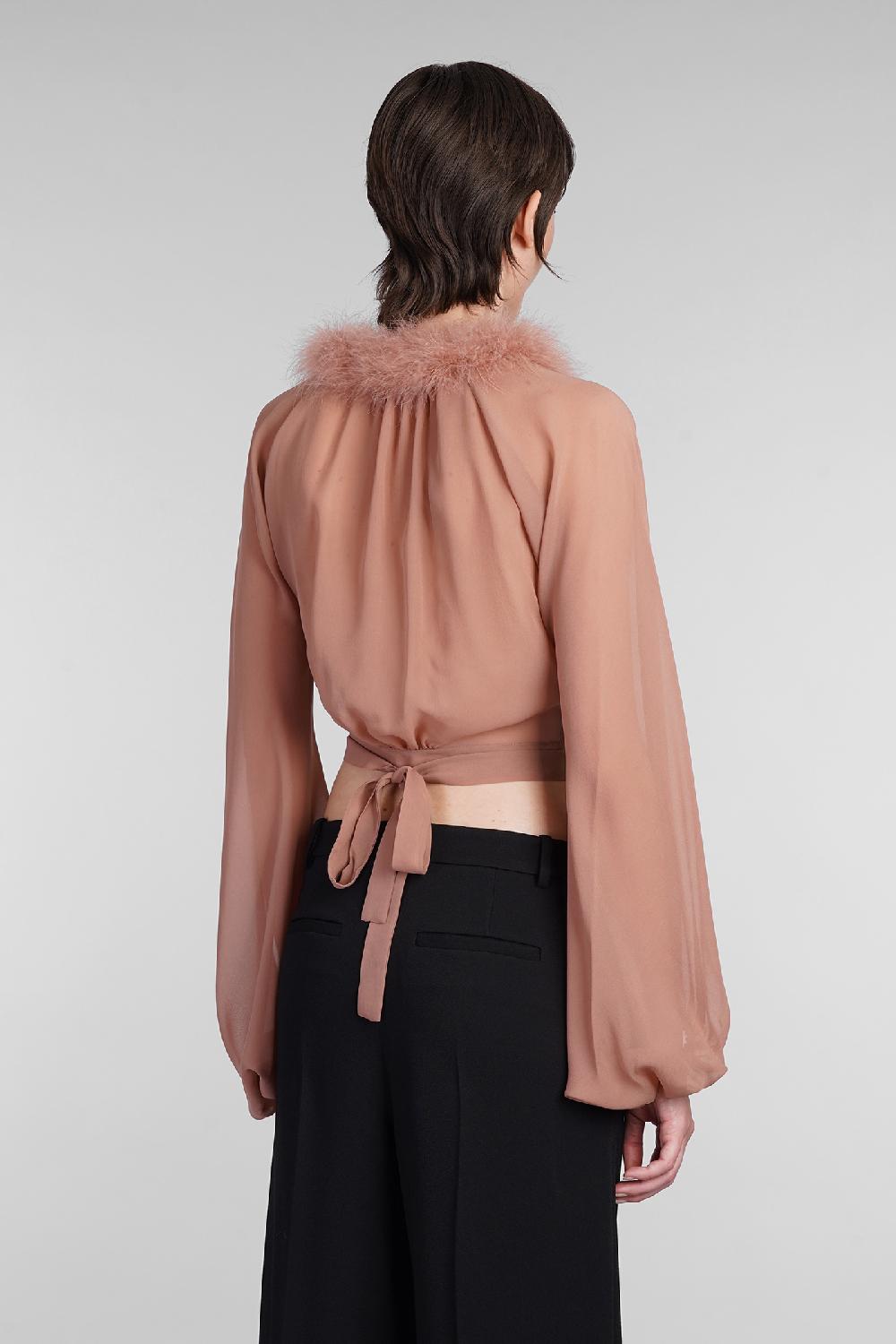 Deliberti Blumarine Blusa in seta rosa cod. 403548 - Deliberti The Luxury Shopping Duty-free