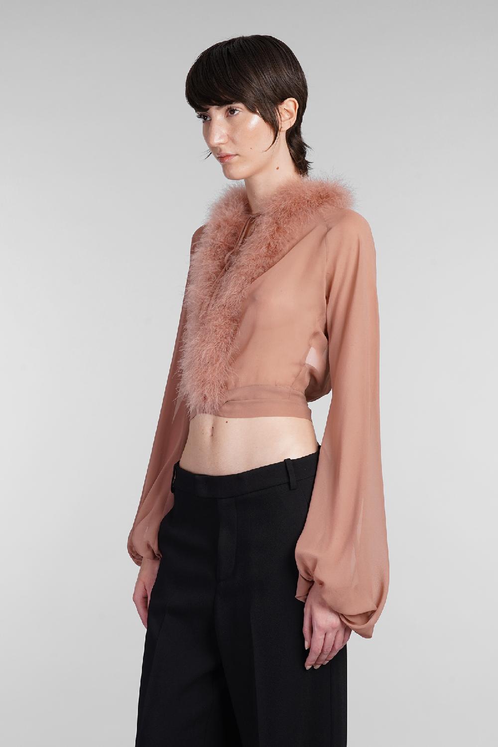 Deliberti Blumarine Blusa in seta rosa cod. 403548 - Deliberti The Luxury Shopping Duty-free
