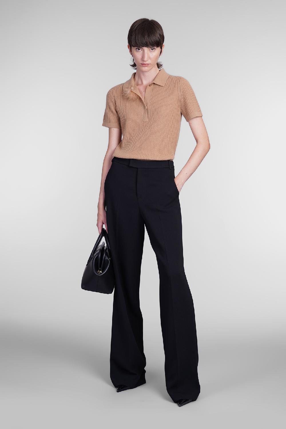 Deliberti Blumarine Polo in lana marrone cod. 403553 - Deliberti The Luxury Shopping 50% di sconto per tempo limitato