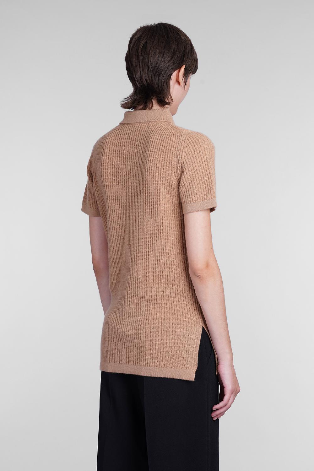 Deliberti Blumarine Polo in lana marrone cod. 403553 - Deliberti The Luxury Shopping 50% di sconto per tempo limitato