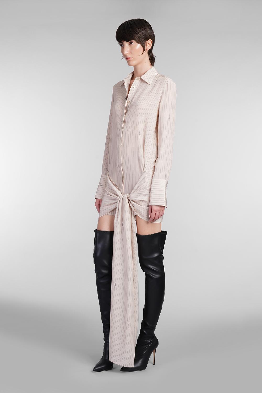 Deliberti Blumarine Abito in seta beige cod. 403547 - Deliberti The Luxury Shopping In Linea
