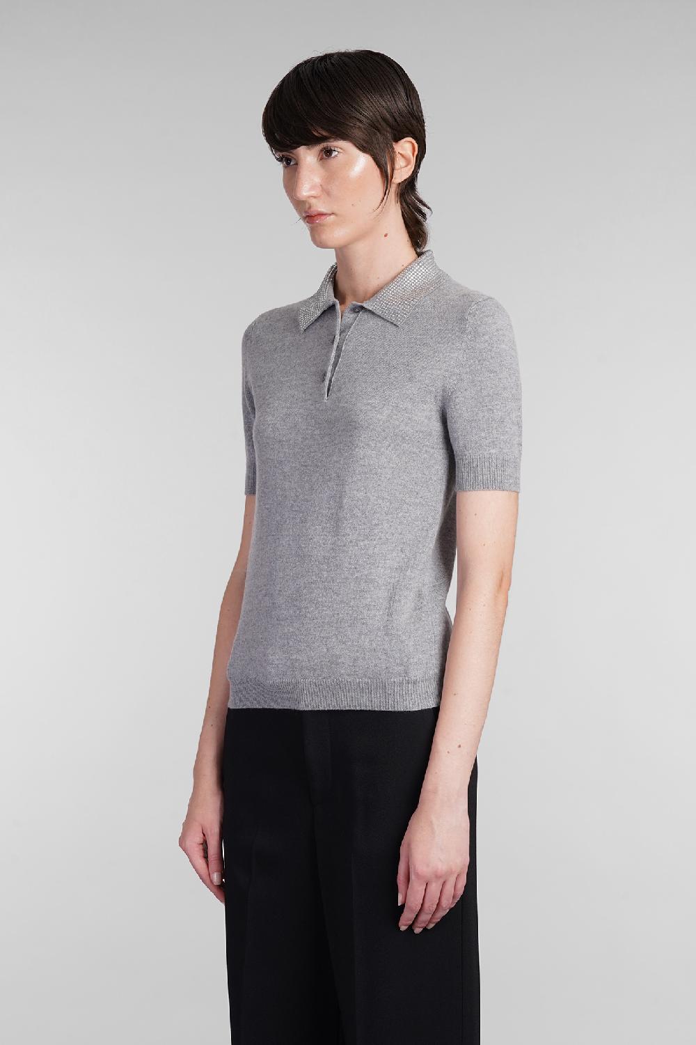 Deliberti Blumarine Polo in lana grigia cod. 403554 - Deliberti The Luxury Shopping Nuovo