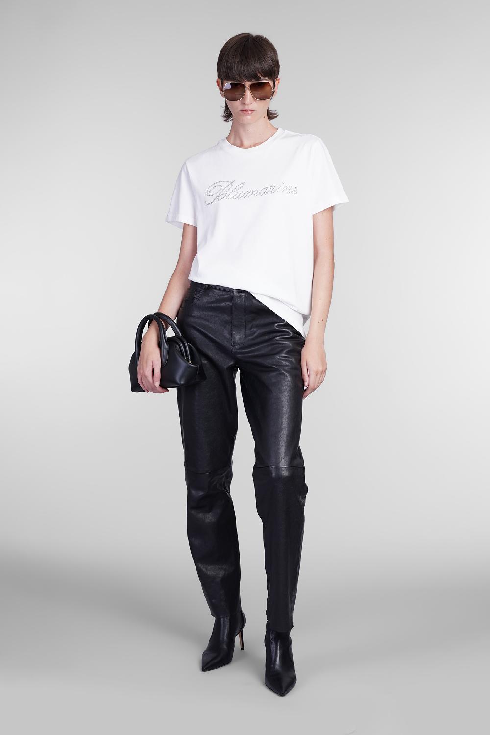 Deliberti Blumarine T-shirt in cotone bianco cod. 403559 - Deliberti The Luxury Shopping Vendita