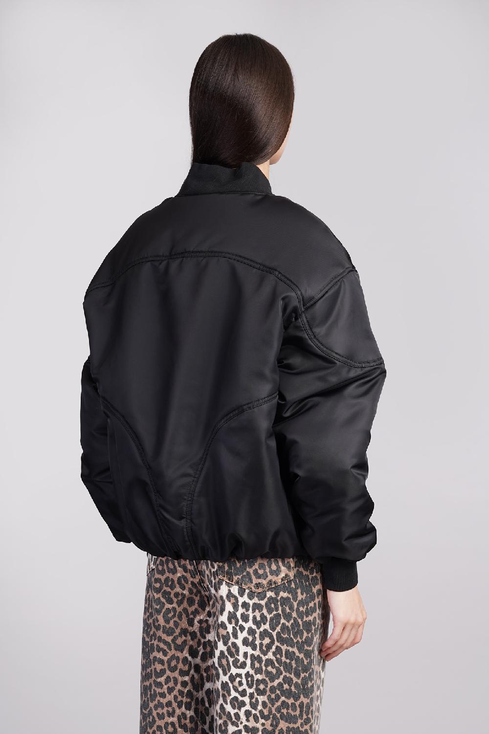 Deliberti Bacon Bomber in poliammide nera cod. 407803 - Deliberti The Luxury Shopping Soddisfazione Garantita